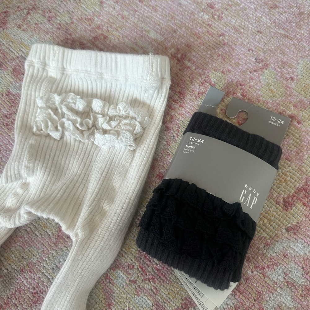 Baby Gap 12-24 Months Footed Tights